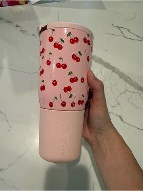 Brumate Pink Cherry Travel Tumbler